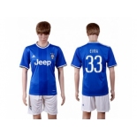 Juventus #33 Evra Away Soccer Club Jersey