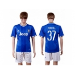 Juventus #37 Pereyra Away Soccer Club Jersey