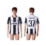 Juventus #37 Pereyra Home Soccer Club Jersey 2