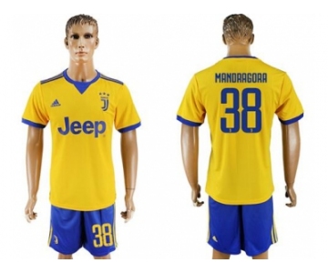 Juventus #38 Mandragora Away Soccer Club Jersey