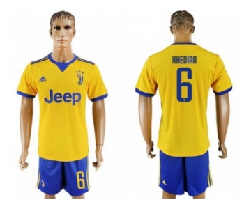 Juventus #6 Khedira Away Soccer Club Jersey