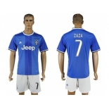 Juventus #7 Zaza Away Soccer Club Jersey 2