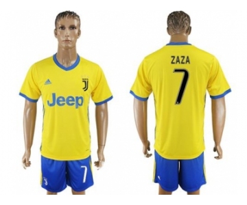 Juventus #7 Zaza Away Soccer Club Jersey