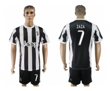 Juventus #7 Zaza Home Soccer Club Jersey