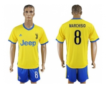 Juventus #8 Marchisio Away Soccer Club Jersey 1