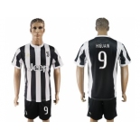 Juventus #9 Higuain Home Soccer Club Jersey 1