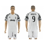 Juventus #9 Morata SEC Away Soccer Club Jersey