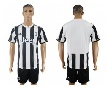 Juventus Blank Home Soccer Club Jersey 3