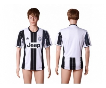 Juventus Blank Home Soccer Club Jersey 7