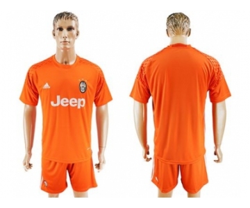 Juventus Blank Orange Goalkeeper Soccer Club Jersey 1