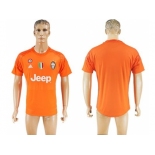 Juventus Blank Orange Goalkeeper Soccer Club Jersey 2