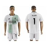 Liverpool #1 Klopp Away Soccer Club Jersey1