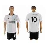 Liverpool #10 Coutinho Away Soccer Club Jersey1