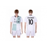 Liverpool #10 Coutinho Away Soccer Club Jersey