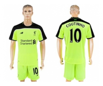 Liverpool #10 Coutinho Sec Away Soccer Club Jersey