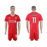 Liverpool #11 Firmino Red Home Soccer Club Jersey