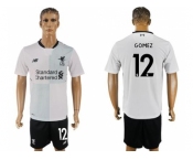 Liverpool #12 Gomez Away Soccer Club Jersey