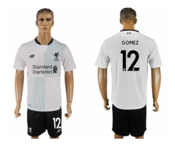 Liverpool #12 Gomez Away Soccer Club Jersey