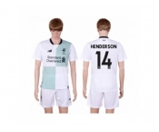 Liverpool #14 Henderson Away Soccer Club Jersey