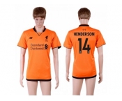 Liverpool #14 Henderson Sec Away Soccer Club Jersey