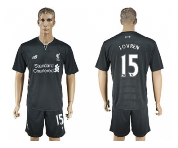 Liverpool #15 Lovren Away Soccer Club Jersey