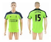 Liverpool #15 Lovren Sec Away Soccer Club Jersey1