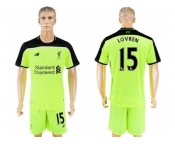 Liverpool #15 Lovren Sec Away Soccer Club Jersey