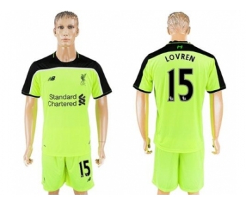 Liverpool #15 Lovren Sec Away Soccer Club Jersey