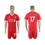 Liverpool #17 Klavan Red Home Soccer Club Jersey