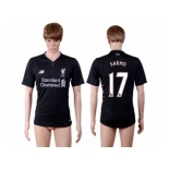 Liverpool #17 Sakho Away Soccer Club Jersey