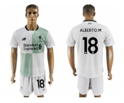 Liverpool #18 Alberto.M Away Soccer Club Jersey1