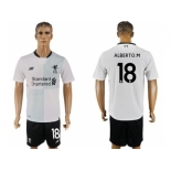 Liverpool #18 Alberto.M Away Soccer Club Jersey