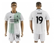 Liverpool #19 Mane Away Soccer Club Jersey2