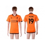 Liverpool #19 Mane Sec Away Soccer Club Jersey