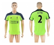 Liverpool #2 Clyne Sec Away Soccer Club Jersey1