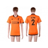 Liverpool #2 Clyne Sec Away Soccer Club Jersey