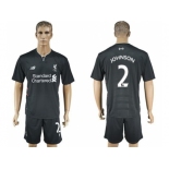 Liverpool #2 Johnson Away Soccer Club Jersey