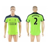 Liverpool #2 Johnson Sec Away Soccer Club Jersey