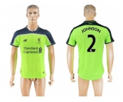 Liverpool #2 Johnson Sec Away Soccer Club Jersey