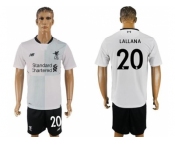 Liverpool #20 Lallana Away Soccer Club Jersey1