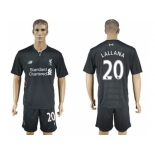 Liverpool #20 Lallana Away Soccer Club Jersey3