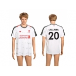 Liverpool #20 Lallana Away Soccer Club Jersey