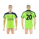 Liverpool #20 Lallana Sec Away Soccer Club Jersey1