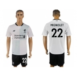 Liverpool #22 Mignolet Away Soccer Club Jersey