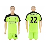 Liverpool #22 Mignolet Sec Away Soccer Club Jersey