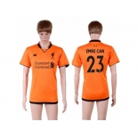 Liverpool #23 Emre Can Sec Away Soccer Club Jersey