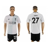 Liverpool #27 Origi Away Soccer Club Jersey1