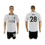 Liverpool #28 Ings Away Soccer Club Jersey