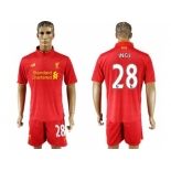 Liverpool #28 Ings Red Home Soccer Club Jersey1