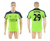 Liverpool #29 Borini Sec Away Soccer Club Jersey1